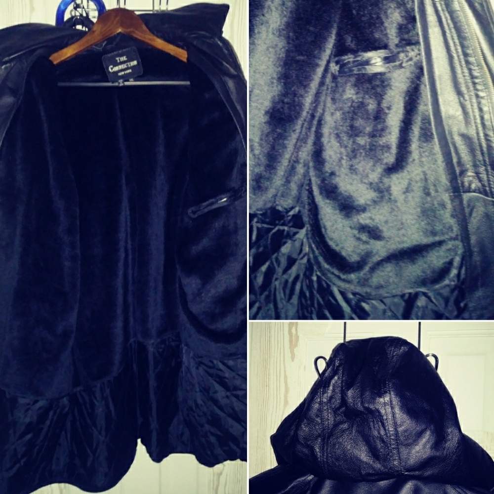 Mens 2XL Oversized Leather Jacket